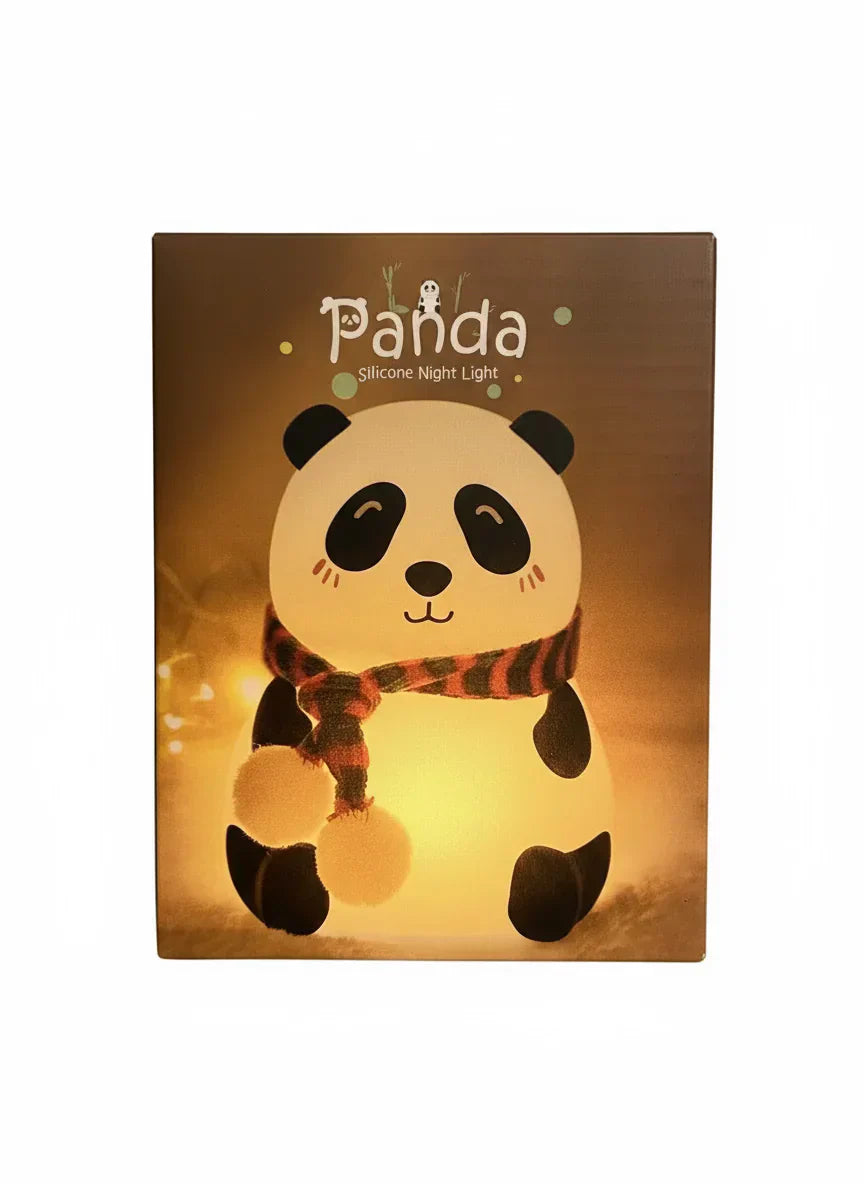 🌙✨ Cute Panda Silicone Night Lamp 🐼💡