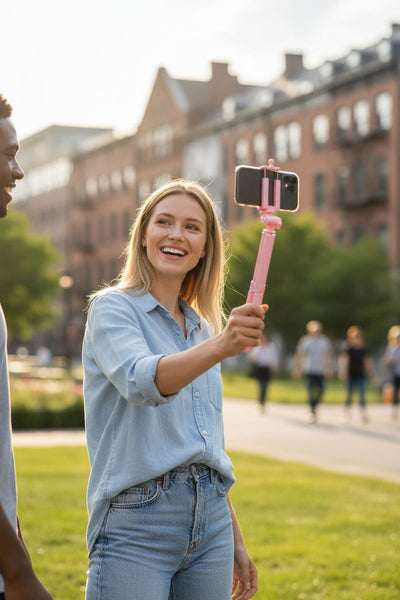 Blutooth Integrated Selfie Stick