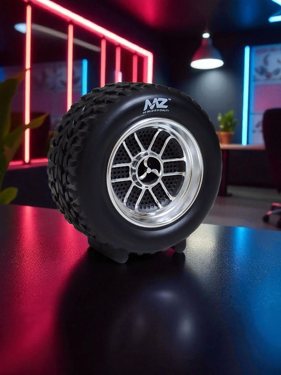 Portable Tyre | Wheel Shape Wireless Blutooth Speaker