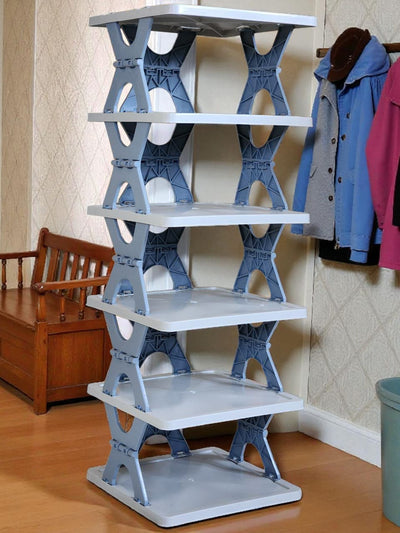 Creative 6 layer Foldable shoe rack | Portable Storage Organizer for Home & Office